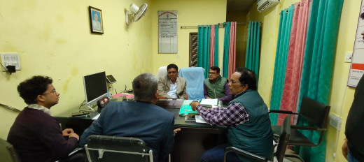 जिला स्थापना दिवस हेतु सांस्कृतिक कार्यक्रम की समीक्षा बैठक